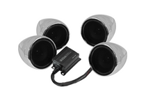 Boss Audio MC470B - Systems Motorcycle Speaker Amplifier/ Bluetooth/ 3in Speakers Pair- Chrome