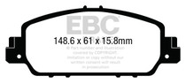 EBC DP33014C - 13-17 Honda Accord Coupe 2.4 EX Redstuff Front Brake Pads
