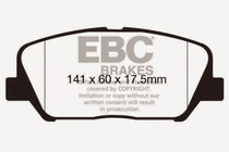 EBC UD1827 - 16+ Hyundai Veloster 1.6 Turbo Ultimax2 Front Brake Pads