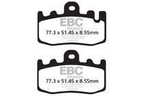 EBC FA441HH - 06-08 BMW K 1200 GT K44-Disc Fitting Kit Required Front Right Sintered HH/R Brake Pads