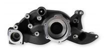 Holley 97-234 - LT COOLING MANIFOLD BLACK-A/C and P/S Delete