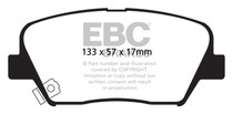 EBC DP41863R - 12+ Hyundai Azera 3.3 Yellowstuff Front Brake Pads