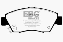 EBC DP2891 - 12 Acura ILX 1.5 Hybrid Greenstuff Front Brake Pads