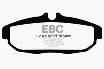 EBC DP51894NDX - 12 Ford Mustang 5.8 Supercharged (GT500) Shelby Bluestuff Rear Brake Pads