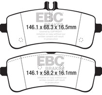 EBC DP42350R - 2015+ Mercedes-Benz C63 AMG (W205) Yellowstuff Rear Brake Pads