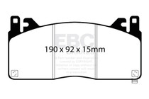 EBC DP33055C - 2015+ Ford Mustang (6th Gen) 5.2L (GT350) Shelby Redstuff Front Brake Pads