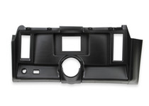 Holley EFI 553-301 - Dash Panel; For Use w/ Dashes; w/Air Conditioning Vents; Matte Black Finish;