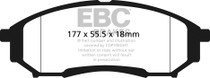 EBC ED91778 - 05-07 Ford F250 (inc Super Duty) 5.4 (2WD) Extra Duty Rear Brake Pads