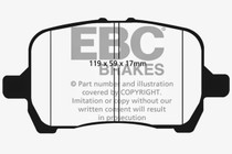 EBC UD1160 - 04-06 Chevrolet Cobalt 2.0 Supercharged Ultimax2 Front Brake Pads