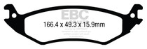 EBC DP43003R - 04-07 Ford Econoline E150 4.6 Yellowstuff Rear Brake Pads