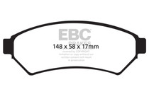 EBC ED91727 - High performance pad with high friction levels yet still durable for street use