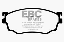 EBC DP41411R - 03-04 Mazda Protege 2.0 Turbo (Mazdaspeed) Yellowstuff Front Brake Pads