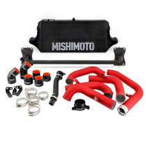 Mishimoto MMINT-WRX-22BKRD - 2022+ WRX Front Mount Intercooler Kit BK Core WRD Pipes