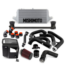 Mishimoto MMINT-WRX-22AISLBK - 2022+ WRX Intercooler Kit W/ Intake SL Core MWBK Pipes
