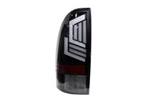Winjet CTWJ-0704-BC-SQ - SEQUENTIAL TAIL LIGHTS-BLACK / CLEAR