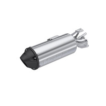 MBRP AT-9502PT - 2001-2024 Polaris Sportsman 5 Inch Single Slip-on Muffler with Billet Tip Performance Series