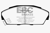 EBC DP4719/2R - 92-94 Acura Integra 1.7 Vtec Yellowstuff Front Brake Pads