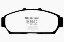 EBC DP41206R - 94-01 Acura Integra 1.8 Yellowstuff Front Brake Pads