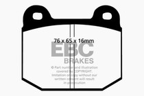 EBC DP2197 - 87-92 Alfa Romeo 75 1.6 Greenstuff Front Brake Pads