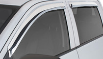 Stampede 6019-8 - 2019 Ram 1500 Crew Cab Pickup Tape-Onz Sidewind Deflector 4pc - Chrome