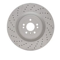 R1 Concepts RCE-63142 - GEOSPEC Coated Rotor - Drilled and Slotted