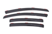 Auto Ventshade (AVS) 194462 - 12-15 Honda Civic Ventvisor In-Channel Front & Rear Window Deflectors 4pc - Smoke