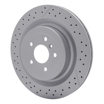 R1 Concepts RCE-63141 - GEOSPEC Coated Rotor - Drilled and Slotted