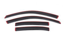 Auto Ventshade (AVS) 194362 - 13-15 Chevy Malibu Ventvisor In-Channel Front & Rear Window Deflectors 4pc - Smoke