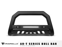 Armordillo USA 8722107 - 2022-2023 Nissan Frontier AR-T Bull Bar w/Parking Sensor - Matte Black