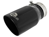 aFe Power 49T25354-B07 - MACH Force-Xp Universal 409 SS Single-Wall Clamp-On Exhaust Tip - Black