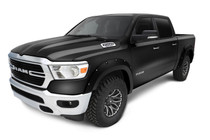 Bushwacker 50915-85 - Pocket/Rivet Style Color Matched Brilliant Black Crystal Pearlcoat 4-Piece Fender Flare Set for 2016-2018 Dodge Ram 1500 (Excludes R/T/Rebel); 2019-2022 Ram 1500 Classic (Excludes Rebel Models)