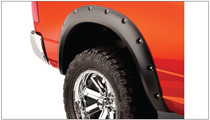 Bushwacker 50038-02 - 10-18 Dodge Ram 2500 Fleetside Pocket Style Flares 2pc 67.4/76.3/96.3in Bed - Black