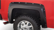 Bushwacker 40120-02 - 14-18 Chevy Silverado 1500 Fleetside Pocket Style Flares 2pc 69.3in Bed - Black