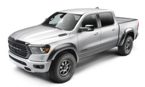 Bushwacker 50926-02 - 19-22 Ram 1500 (Excl. Rebel/TRX) 67.4 & 76.3in Bed Extend-A-Fender Flares 4pc - Smth Blk