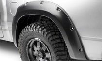 Bushwacker 50054-02 - 19-22 Dodge Ram 1500 Pocket Style Rear Flares 2pc - Black