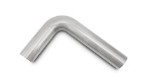 Vibrant 13040 - 2.5in O.D. T304 SS 90 deg Mandrel Bend 4in x 12in leg lengths (3.5in Centerline Radius)