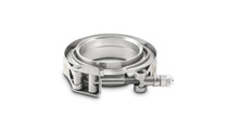 Vibrant 1493 - T304 SS V-Band Flange Assembly for 4in O.D. Tubing incl 2 V-Band flanges & 1 V-Band Clamp