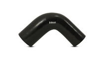 Vibrant 2785 - 4 Ply Reinforced Silicone 90 degree Transition Elbow - 3in I.D. x 4in I.D. (BLACK)
