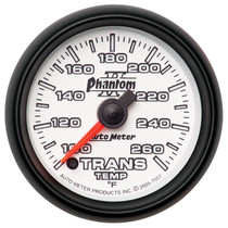 AutoMeter 7557 - Phantom II 52mm Full Sweep Electronic 100-260 Deg F Transmission Temperature Gauge