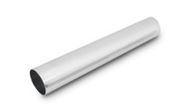 Vibrant 2892 - 3.5in O.D. Universal Aluminum Tubing (18in long Straight Pipe) - Polished