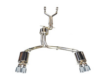 AWE 3015-42012 - Audi C7 / C7.5 S7 4.0T Touring Edition Exhaust - Polished Silver Tips