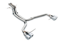 AWE 3015-42068 - Porsche Macan Touring Edition Exhaust System - Chrome Silver 102mm Tips