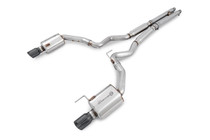 AWE 3015-33084 - S550 Mustang GT Cat-back Exhaust - Touring Edition (Diamond Black Tips)