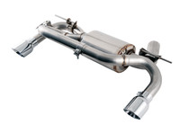 AWE 3010-32034 - BMW F3X 340i Touring Edition Axle-Back Exhaust - Chrome Silver Tips (102mm)