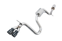 AWE 3015-23044 - VW MK7 Golf 1.8T Touring Edition Exhaust w/Diamond Black Tips (90mm)