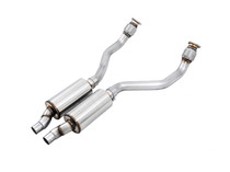 AWE 3215-11046 - Audi B8 4.2L Resonated Downpipes for RS5