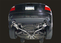 AWE 3020-32012 - Track Edition Exhaust for B6 A4 3.0L - Chrome Silver  Tips