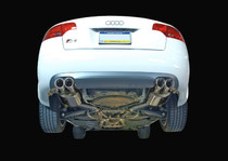 AWE 3020-42010 - Audi B7 S4 Track Edition Exhaust - Polished Silver Tips