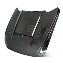 Anderson Composites AC-HD15FDMU-AB-DS - 15-17 Ford Mustang (Excl. GT350/GT350R) Ram Air Double Sided Hood