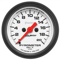 AutoMeter 5745 - Phantom 2 1/16in 2000 Deg F Digital Stepper Motor Pyrometer (EGT) Gauge